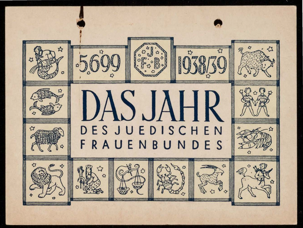 Coverpage of the JFB calendar.