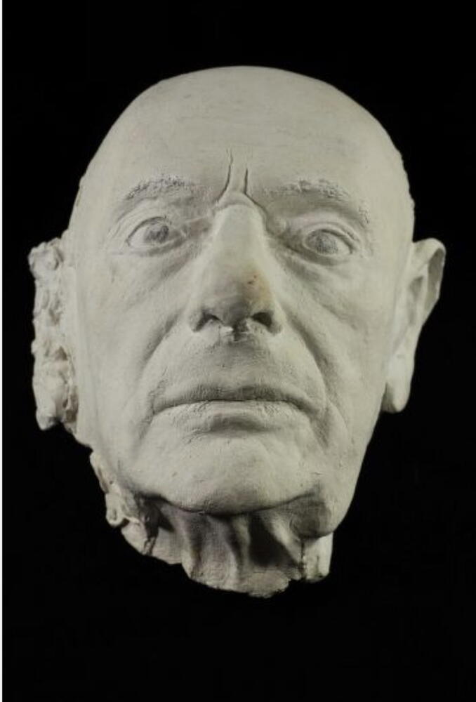 Gershom Scholem’s death mask, 1982 @ digibaeck 