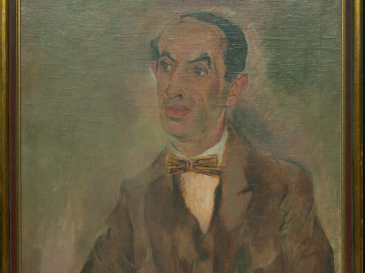 Efraim Frisch, painted by Susanne Carvallo Schuelein © LBI NY