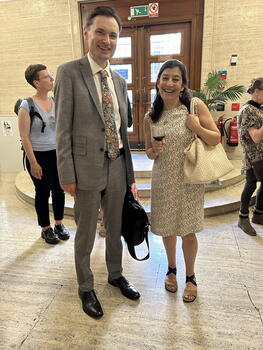 LBI Director Joseph Cronin and Lisa Pine